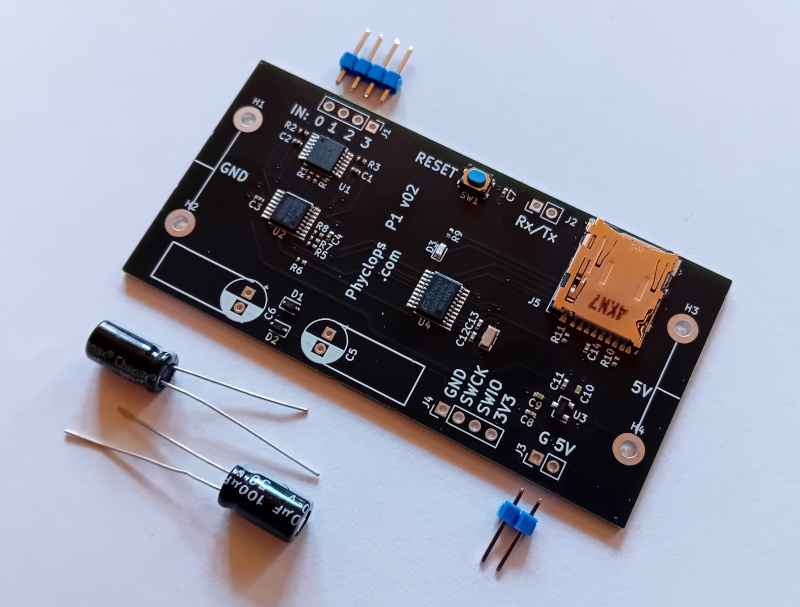 Battery Powered Standalone Plant Signal Recorder